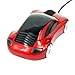 Red Sports Car Optical Mouse