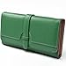 KLOUD City Synthetic Leather Drawstring Style Double Button Women Wallet (Green)