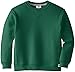 Russell Athletic Big Boys' Fleece Crew, Dark Green, Small
