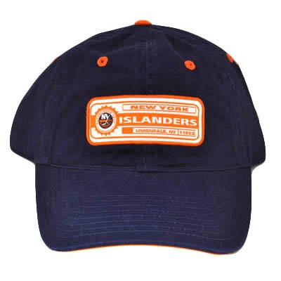 NHL NEW YORK ISLANDERS GARMENT WASH HAT CAP NAVY BLUE