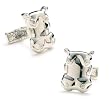 Sterling Silver Hippo Cufflinks