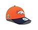 New Era NFL Denver Broncos Super Bowl 50 The League Side Patch 9FORTY Adjustable Cap, Orange/Navy, One Size
