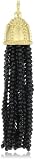 Katie Decker "Gothic" 18k Black Onyx Tassel Pendant