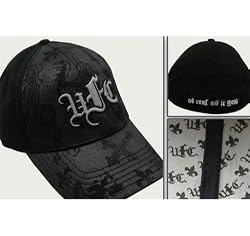 UFC Ultimate Fighting Championship Script Logo Fitted Flex Cap Hat
