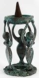 Incense Holder: Triple Earth Incense Holder - B001PRQA3S