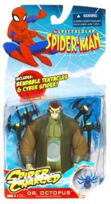  Spiderman Animated Series Dr. Octopus, Spider Charged Action Figure