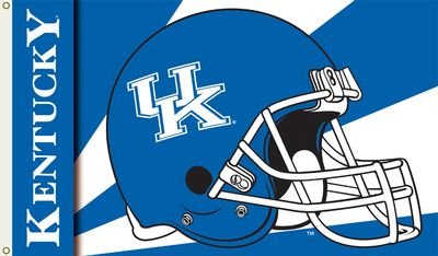 NCAA Kentucky Wildcats Helmet Design 3' X 5' Flag with Grommets