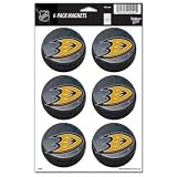 Anaheim Ducks Official Logo 6 Magnet Set