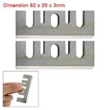 2pcs Woodworking HSS Electric Hand Planer Blades for Hitachi F20a Fu20