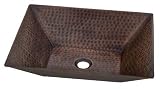 Belle Foret BFC19WC Rectangular Vessel, Weathered Copper