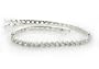 12cttw CZ Sterling Silver White Cubic Zirconia 7" Tennis Bracelet
