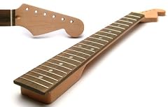 Maple Strat Guitar Neck: 22 Fret Replacement Stratocaster neck with Rosewood fingerboard