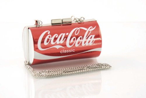 Sponsored Ad - Licensed Coca-Cola Classic Can Evening Bag Coke Clutch Purse 4.75 Inches Long