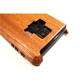 REGZA Phone T-01Dケースカバー(木製:高級木マホガニー)無料修理保証有り