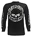 Harley-Davidson Men's Shirt, Hand Made Willie G Skull Long Sleeve 30294032