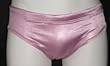 Dusty Pink Drawstring Bikini Brief with Seamless Front