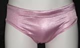 Dusty Pink Drawstring Bikini Brief with Seamless Front