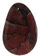 Sun Rock - Drop Shape - 33X50mm 1.5mm Hole - Set of 3