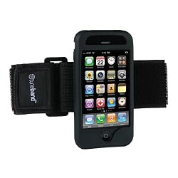 Tuneband, Grantwood Technology's Armband, Silicone Skin, and Screen Protector for iPhone 3G and new iPhone 3G S, NEW-Updated Design, Black