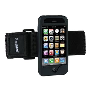 Tuneband for iPhone 3G and iPhone 3GS (not iPhone 4, see description below), Grantwood Technologys Armband, Silicone Skin, and Screen Protector, Black