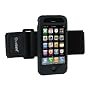 Tuneband for iPhone 3G and iPhone 3GS (not iPhone 4, see description below), Grantwood Technology's Armband, Silicone Skin, and Screen Protector, Black