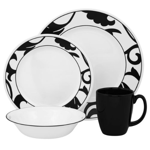 Abx Agn 16 Pieces Corelle Durable Vitrelle Glass Dinnerware, Break