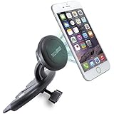 Car Mount TechMatte MagGrip CD Slot Magnetic Universal Car Mount Holder for Smartphones including iPhone 6, 6S, Galaxy S7, S7 Edge, S6, S6 Edge - Black