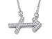 0.25 (1/4) cttw Zoe R(tm) Sterling Silver Micro Pave Hand Set Cubic Zirconia (CZ) Sagittarius Zodiac Pendant On 22 Inch Adjustable C