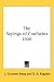 The Sayings of Confucius 1920