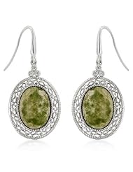 Sterling Silver Flora Drop Earrings