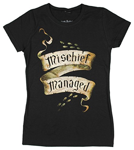 Harry Potter Marauders Map Mischief Managed Juniors T-shirt