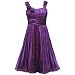 Rare Editions TWEEN GIRLS 7-16 PLUM-PURPLE GLITTER...