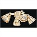 4 Light Swivel Ceiling Fan Light Fitter Finish/Bulb Type: Brushed Nickel/Candelabra