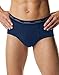 Hanes Men's 3-Pack Mid-Rise Exposed Waistband Briefs, Dyed, Large