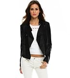 Armani Exchange Moto Ruffle Jacket