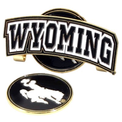 Wyoming Cowboys Hat Clip Golf Ball Marker