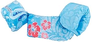 Stearns Puddle Jumper Deluxe Life Jacket, Blue Flower, 30-50 lbs