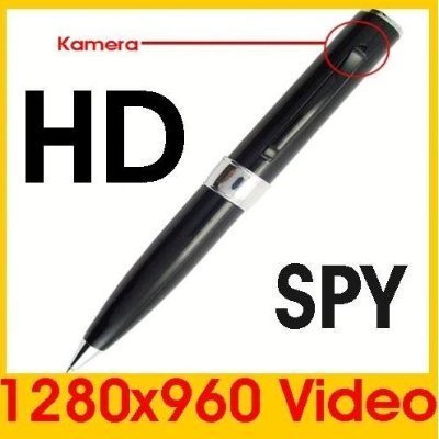 HD SpyCam * Kugelschreiber mit integrieter Kamera inkl. 8GB SD Karte * Pen * 1280x960 pixel Video * DVR DV * Spionage * Kamera * camcorder * Stift Spion * Neu Spion