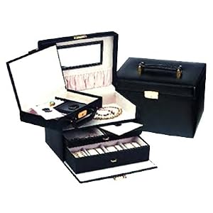 Budd Leather Leather Jewel Box w  Removable Attache