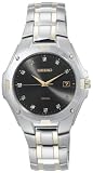 Seiko Men's SGEE64 Diamond Two-Tone Dress Watch