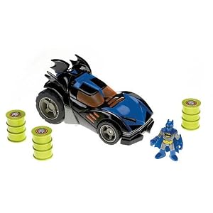 Fisher-Price Imaginext Adventures Super Friends: Motorized Batmobile Fisher-Price Favorite... by 