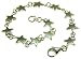 Silver Ladies 7" Multi Star Bracelet