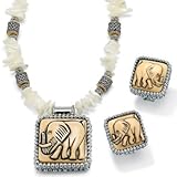 2-Piece Elephant Motif Set
