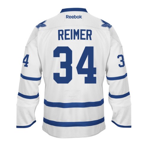 James Reimer Toronto Maple Leafs Reebok EDGE Authentic Road NHL Hockey Jersey Size 46