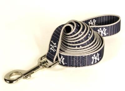 New York Yankees Baseball Dog Puppy Pet Lead Leash – Medium/Large Officially Licensed MLB