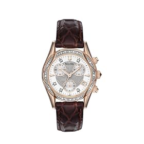 Bulova Ladies 98R136 Diamond Mother-Of-Pearl Dial Strap Watch