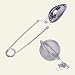 Stainless Steel Tea Ball and Tea Strainer,by Progressive International