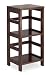 Kitchen & Housewares : Winsome 92314 Espresso Beechwood SHELF2-SECT NARROW