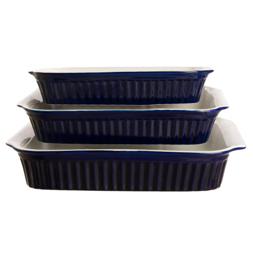 Romertopf Reco Cobalt Rectangular Baking Set