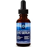 InstaNatural Eye Serum For Dark Circles & Puffiness - Reduces Bags, Wrinkles, Fine Lines, Sagging Skin & Puffy Eyes - With Vitamin C, Caffeine, Plant Stem Cells, Astaxanthin & Kojic Acid - 1 Oz